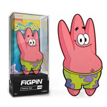 SpongeBob SquarePants Patrick Star FiGPiN #466 | Classic Enamel Pin - BUCKET POPCORN